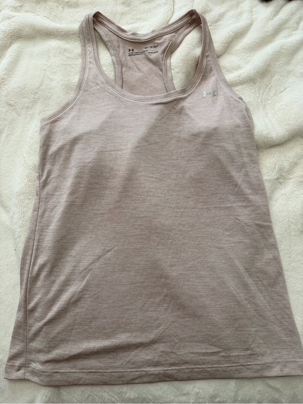 Under Armour Women’s Dusty Pink Racerback Performance Tank